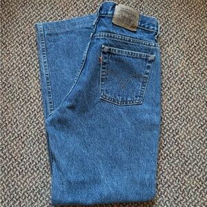 Medium Blue Levi's Straight Leg